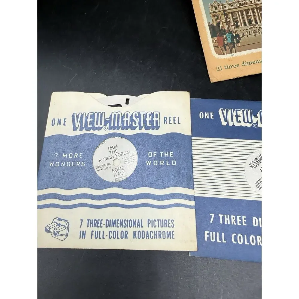 SAWYERS VIEW-MASTER REEL 1600 ROME 1 ITALY 1955 W SLEEVE Complete